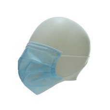 Máscara higiénica desechable 3 capas no tejida con clip nasal ajustable