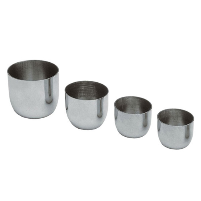 Crisol de acero inoxidable -180 °C a 800 °C sin tapa