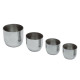 Crisol de acero inoxidable -180 °C a 800 °C sin tapa
