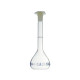 Matraz aforado clase A con certificado individual y código QR borosilicato GLASSCO