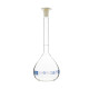 Matraz aforado clase A con certificado individual y código QR borosilicato GLASSCO