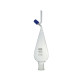 Embudo de decantación con llave de aguja y tapón de plástico borosilicato 3.3 GLASSCO