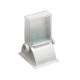 Dispensador de portaobjetos 75x25 mm ABS con tapa transparente PS