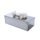 Dispensador de guantes con tapa acero inoxidable 18/8