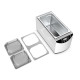 Baño termostático WB-Pro acero inoxidable 20–99 °C temporizador 999 min pantalla LED