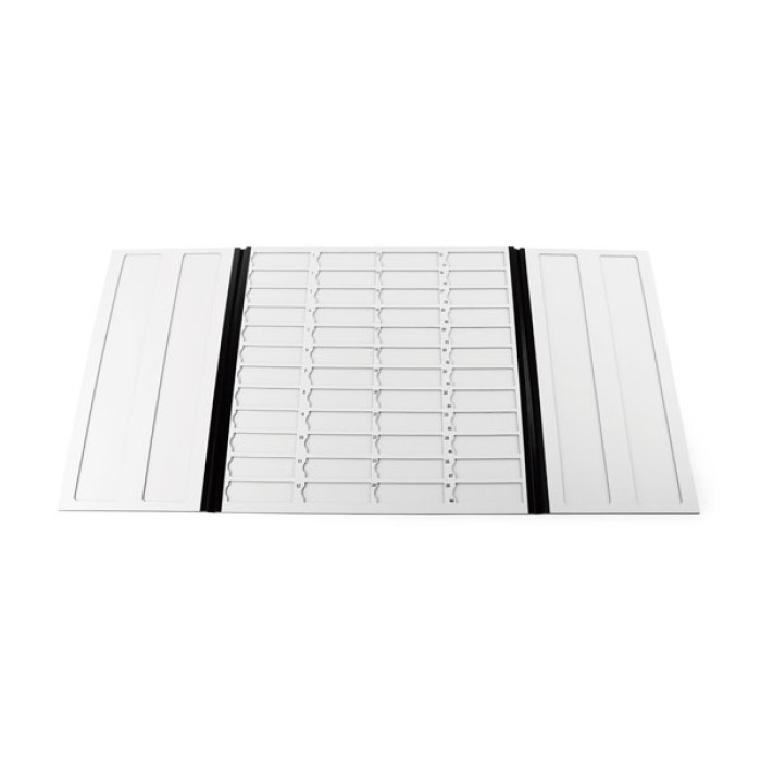 Archivador de cartón para portaobjetos 76×26 mm — capacidad para portaobjetos de 0,8-1,2 mm de grosor