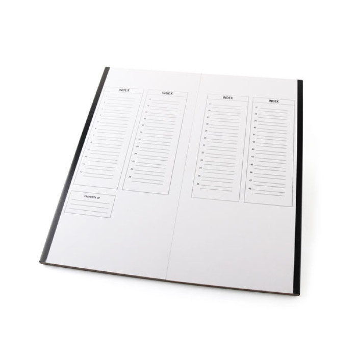 Archivador de cartón para portaobjetos 76×26 mm — capacidad para portaobjetos de 0,8-1,2 mm de grosor