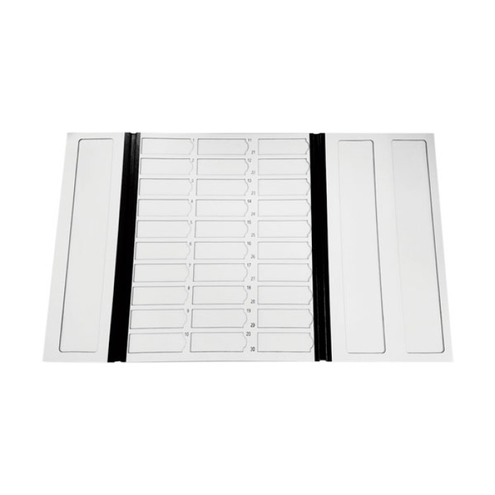 Archivador de cartón para portaobjetos 76×26 mm — capacidad para portaobjetos de 0,8-1,2 mm de grosor