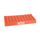 Rack para viales de cromatografía de polipropileno 50 posiciones — 2 ml y 4 ml