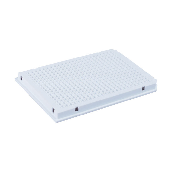 Placas de 384 pocillos para qPCR polipropileno USP VI libres de DNasa y RNasa