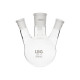 Matraz esférico con 4 bocas inclinadas esmeriladas borosilicato 3.3