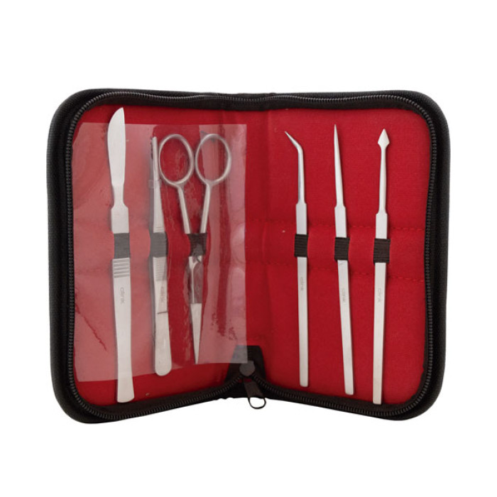Estuche de Disección Premium Line acero inoxidable autoclavable — Kit 6 y 10 piezas