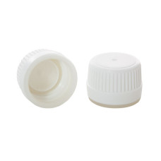 Tapón de rosca PP28 polipropileno con precinto HDPE translúcido