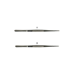 Pinza larga de laboratorio acero inoxidable tipo 410