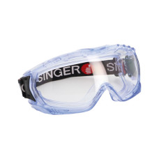 Gafas de seguridad estancas policarbonato montura PVC antivaho EPI categoría II EN 166