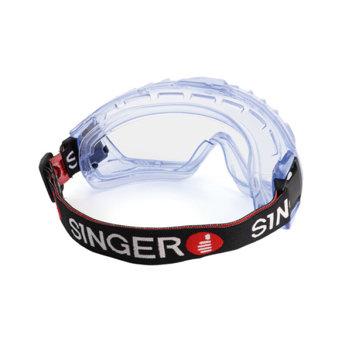 Gafas de seguridad estancas policarbonato montura PVC antivaho EPI categoría II EN 166