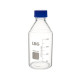 Frasco graduado borosilicato 3.3 rosca GL 45 ISO 4796 con tapón PP autoclavable