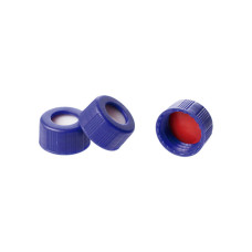 Tapón roscado 9-425 polipropileno con septum silicona/PTFE unido para viales