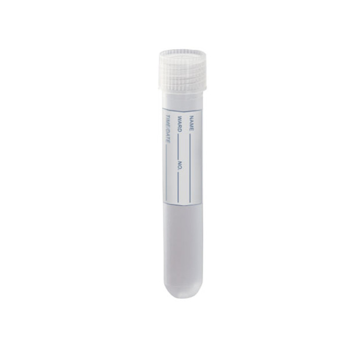 Tubo de ensayo con tapón de rosca PP fondo cilíndrico Ø 16 x 100 mm 10 ml