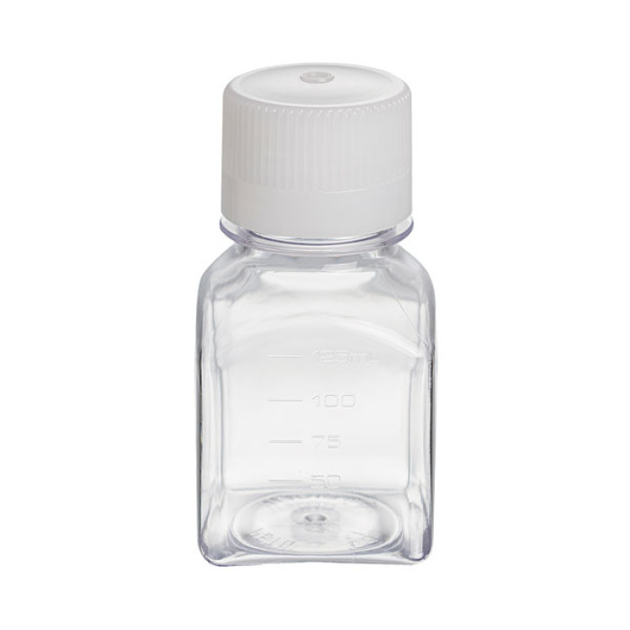 Botellas para medios de cultivo PETG estériles libres de DNasa/RNasa/pirógenos