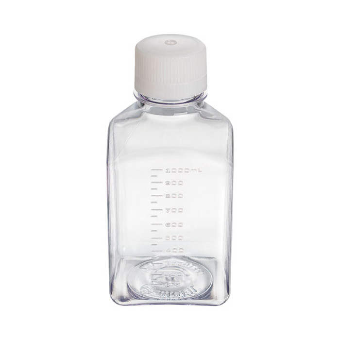 Botellas para medios de cultivo PETG estériles libres de DNasa/RNasa/pirógenos