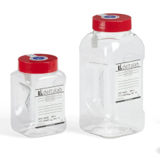 Frascos PET estériles por radiación para toma de muestras de agua 500 ml y 1000 ml con tapón PP