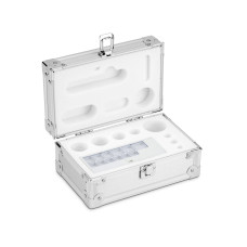 Estuche protector de aluminio para juegos de pesas (1 mg - 500 g)