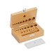 Cubierta para estuche de fracciones de gramo
