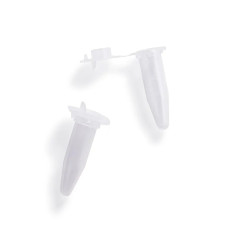 Microtubo Eppendorf 1,5 ml con cierre de seguridad y pestaña de agarre polipropileno — Caja 5000 ud