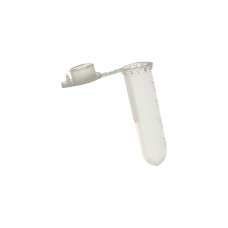 Microtubo 2 ml tapón plano graduado autoclavable polipropileno banda mate
