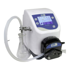 Bomba peristáltica dosificadora PR-2004 con control electrónico y cabezal multiadaptador