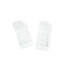 Casete para biopsia 30º blanco para uso manual