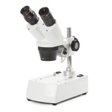 Estereoscopio Binocular AP-8 con revólver doble 20x/40x iluminación incidente y transmitida