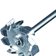 Varilla agitadora turbina radial 50 mm Ø acero inoxidable AISI-304