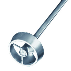 Varilla agitadora turbo hélice 50 mm Ø acero inoxidable AISI-304