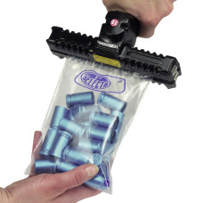 Selladora de bolsas manual 150-C termoplásticos PE PP celofán 120-180 °C