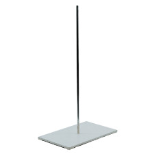 Soporte pie plato central varilla dur-aluminio Ø 10 x 600 mm