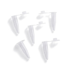 Microtubo 0,5 ml tipo Vitatron graduado con banda mate polipropileno — caja 12.000 uds