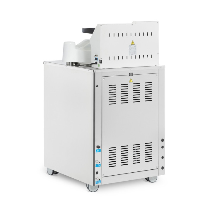 Autoclave vertical semiautomático 150 L para sólidos y líquidos sin secado