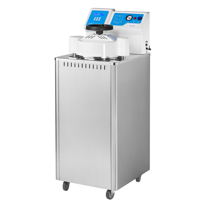 Autoclave vertical semiautomático 75 L para sólidos y líquidos acero inoxidable AISI-316L