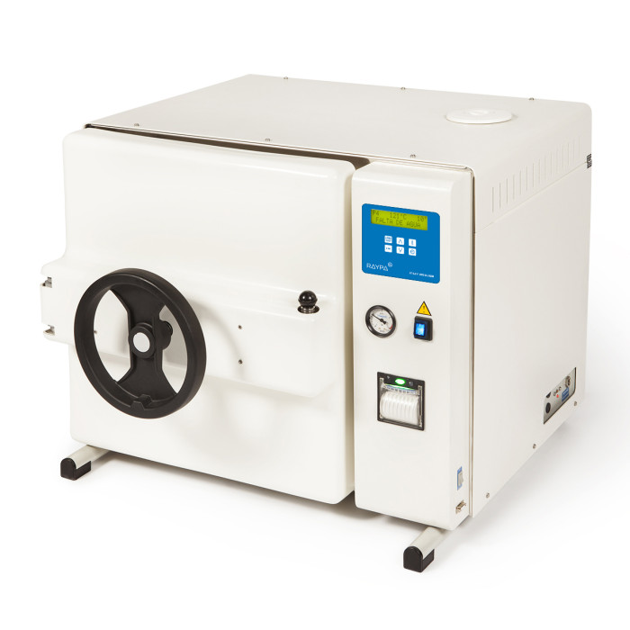 Autoclave de sobremesa 50 L con secado borosilicato AISI-316L semiautomatic