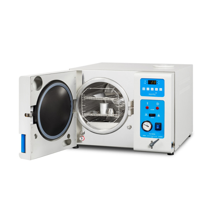 Autoclave de sobremesa 50 L semiautomático sin secado borosilicato acero inoxidable AISI-316L