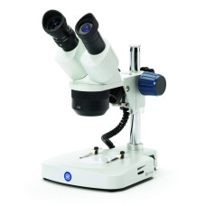 Estereoscopio Binocular EduBlue Euromex 20x/40x con iluminación LED incidente y transmitida