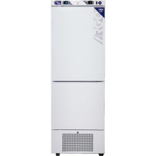 Refrigerador FRZ300, volumen exterior 600x610x1770 mm, 300 litros. Rango -25ºC  a -10ºC. Resolución 0.1ºC. Con puerta ciega.