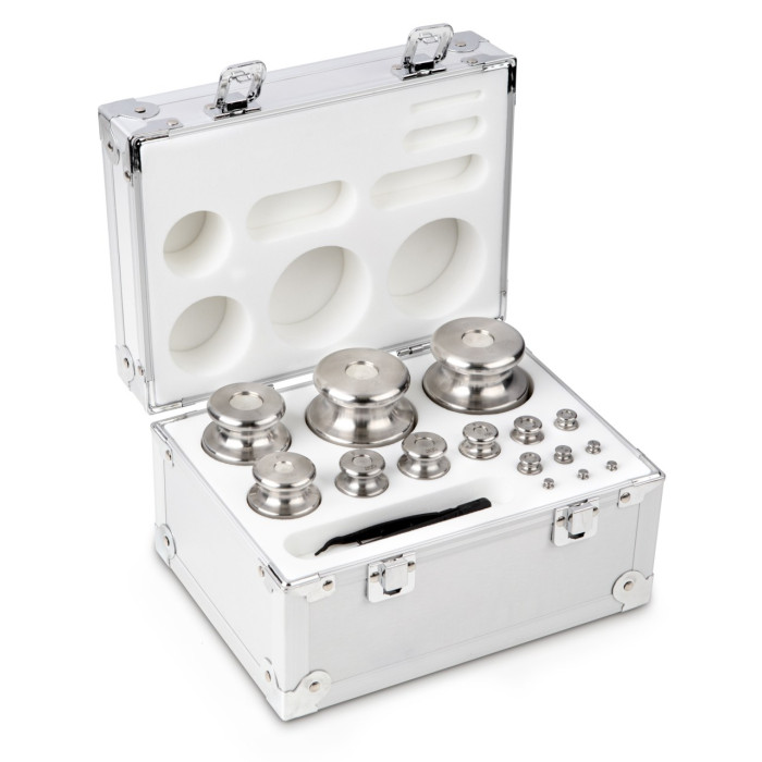 Juego de pesas OIML F2 1 g - 2 kg