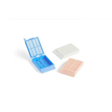 Casetes con tapa para tejidos