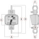 Balanza de grúa Kern HFD 3T-3 600kg/1500kg/3000kg