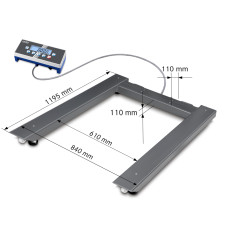 Balanza para palés Kern UID 1500K-1DM 600kg/1500kg