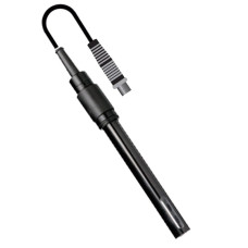 Célula de conductividad SE204 de 4 polos, K=0.475. Rango 1 μS-500 mS, temperatura -5 a 100ºC, cuerpo de epoxi. Con sensor de temperatura NTC30K. Cable fijo para portátiles KNICK.