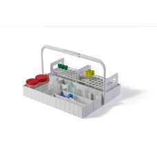 Cestillo para tubos de extracción de sangre en plástico